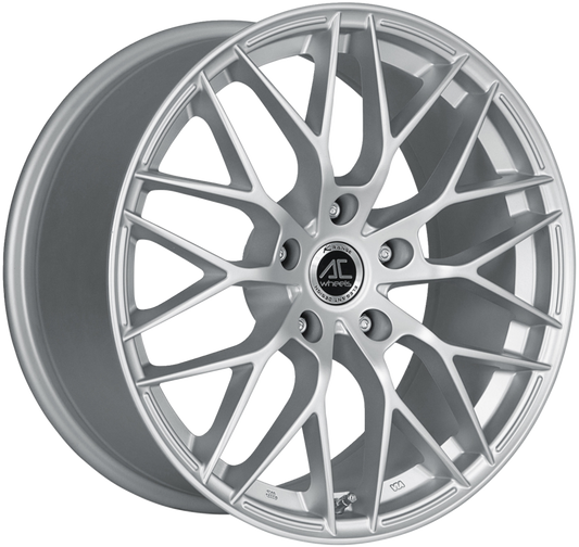 AC WHEELS | Design: Mesh | Grösse: 8.5x18 | ET: 35 | Lochkreis: 5x112 | Farbe: matt silver