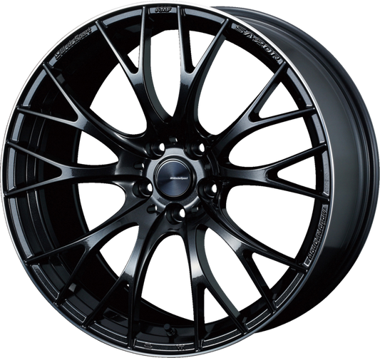 WEDS SPORT | Design: SA-20R | Grösse: 8.5x20 | ET: 45 | Lochkreis: 5x114.3 | Farbe: metal black, polished edge