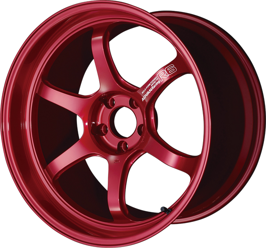 ADVAN RACING | Design: R6 | Grösse: 10.5x20 | ET: 24 | Lochkreis: 5x114.3 | Farbe: racing candy red