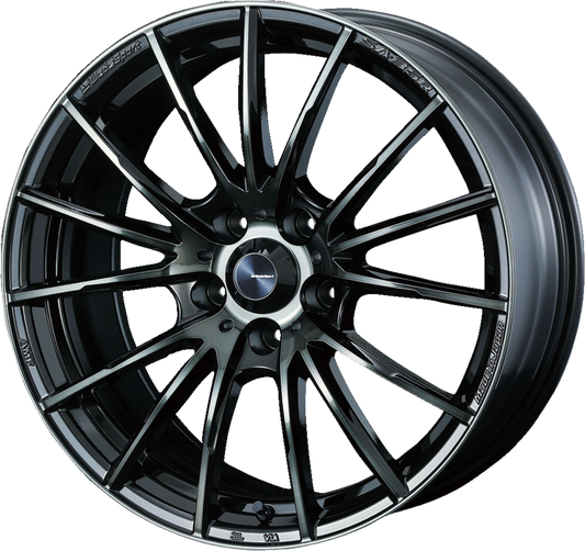 WEDS SPORT | Design: SA-35R | Grösse: 7.0x17 | ET: 48 | Lochkreis: 5x114.3 | Farbe: worth black clear