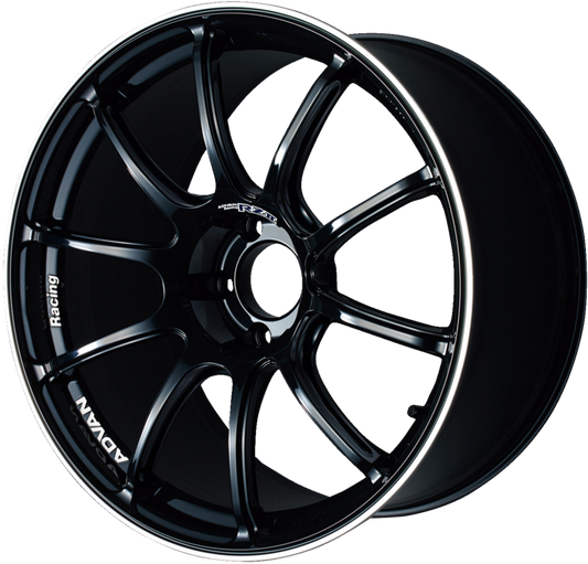 ADVAN RACING | Design: RZII | Grösse: 10.0x18 | ET: 25 | Lochkreis: 5x114.3 | Farbe: racing gloss black & ring