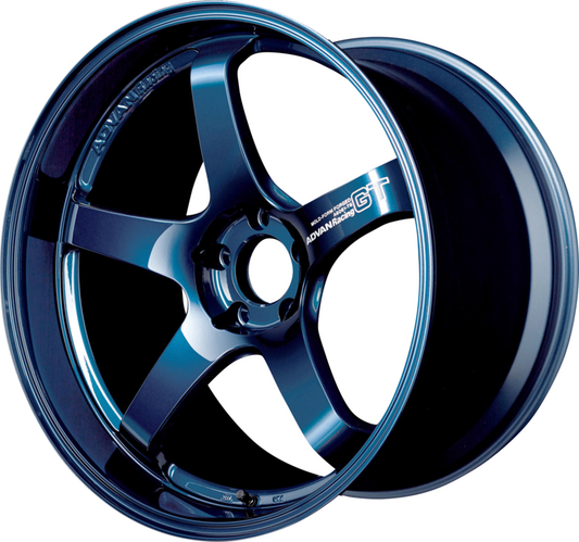 ADVAN RACING | Design: GT Premium | Grösse: 10.0x19 | ET: 32 | Lochkreis: 5x120 | Farbe: racing titanium blue