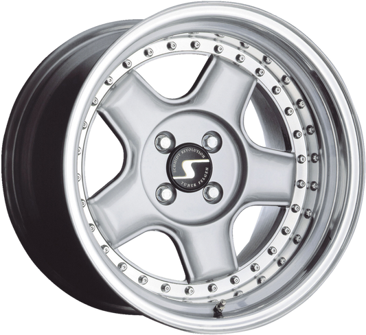 SCHMIDT | Design: Modern-Line 3-pc | Grösse: 7.5x17 | ET: 27 | Lochkreis: 4x98-114.3 | Farbe: high gloss silver, stainless outer rim