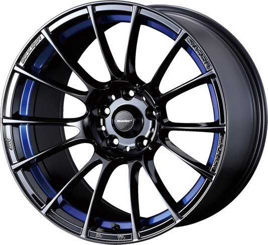 WEDS SPORT | Design: SA-72R | Grösse: 7.5x18 | ET: 45 | Lochkreis: 5x114.3 | Farbe: blue light chrome II