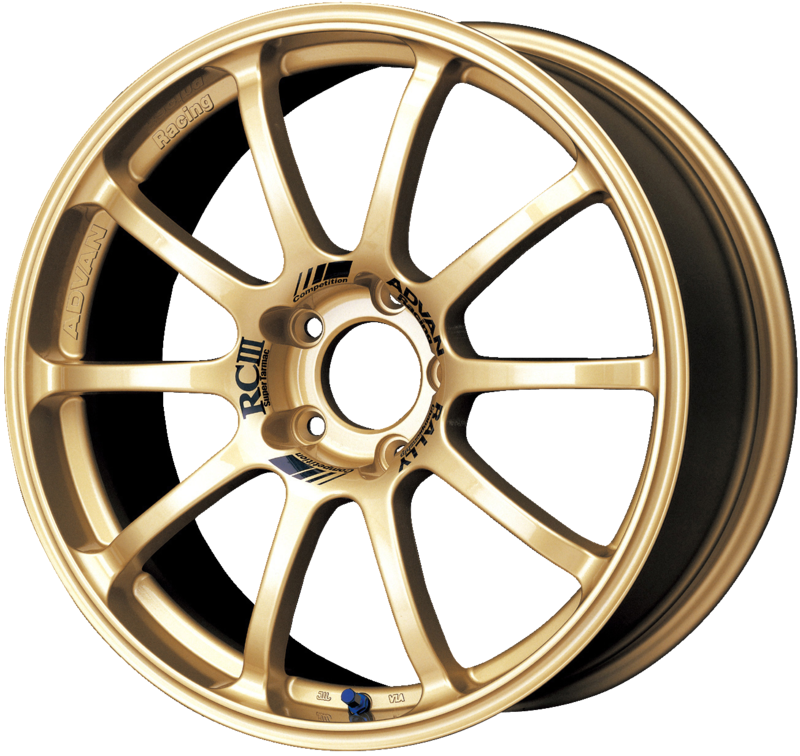 ADVAN RACING | Design: RCIII | Grösse: 6.5x15 | ET: 35 | Lochkreis: 5x114.3 | Farbe: gold