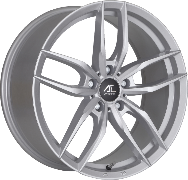 AC WHEELS | Design: FF029 | Grösse: 8.0x18 | ET: 35 | Lochkreis: 5x110 | Farbe: high gloss silver