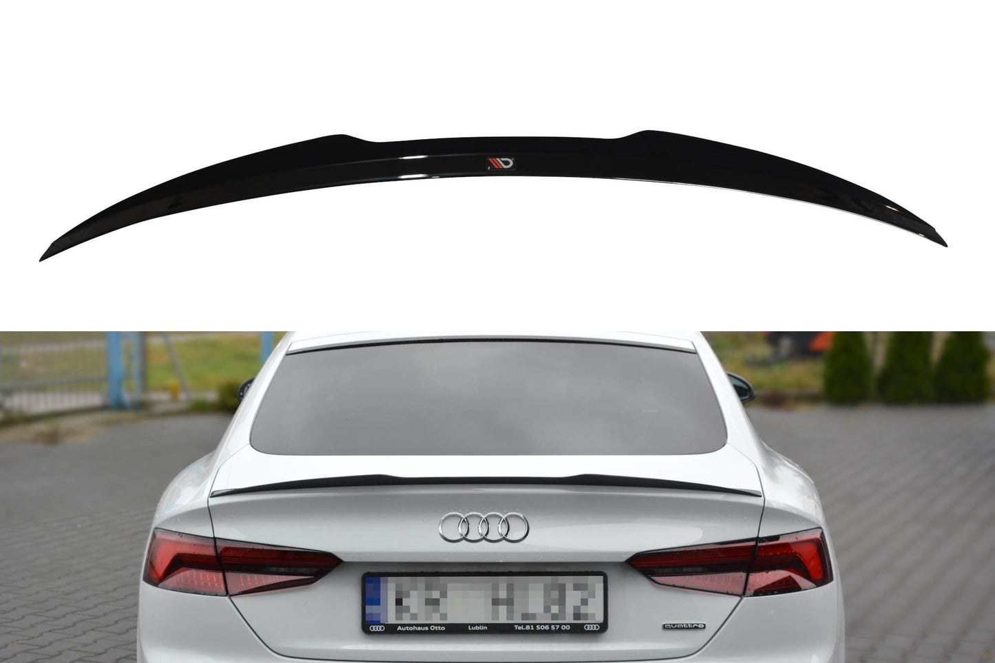 Maxtondesign Spoiler für Audi A5 F5 S-Line schwarz hochglanz
