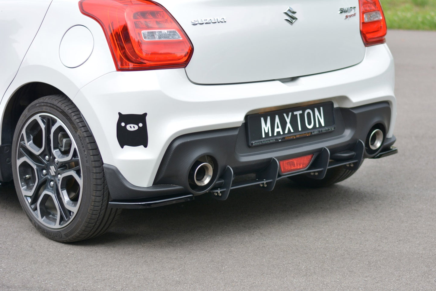 Maxtondesign Diffusor für Suzuki Swift MK6 Sport Racing schwarz