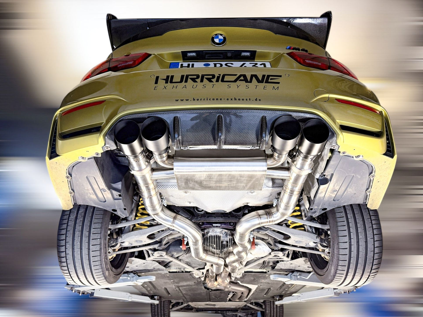 Hurricane 3,5" Equal Length Abgasanlage für BMW M4 F82 431PS CH-Gutachten