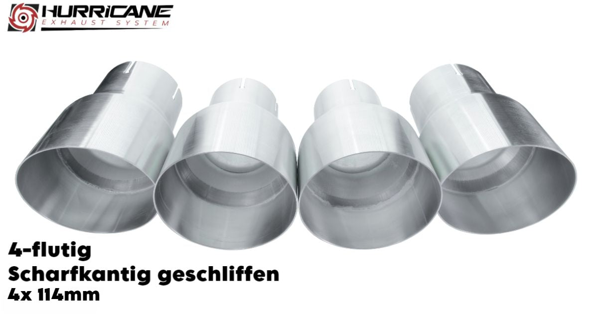 Hurricane 3,5" Abgasanlage für BMW M3 G81 Competition 510PS / +LCI 530PS
