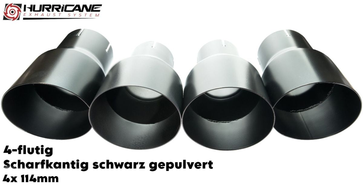 Hurricane 3,5" Abgasanlage für BMW M3 G81 Competition 510PS / +LCI 530PS
