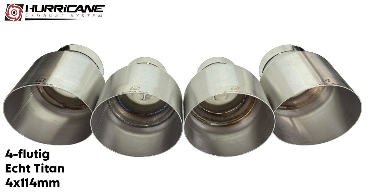 Hurricane 3,5" Abgasanlage für BMW M3 G81 Competition 510PS / +LCI 530PS