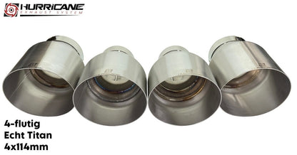 Hurricane 3,5" Abgasanlage für BMW M3 G81 Competition 510PS / +LCI 530PS