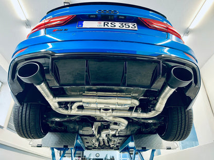 L-Performance - Audi RS3 8V VFL - Terrorline V1 Klappenabgasanlage 3,5 auf 2x3 Zoll