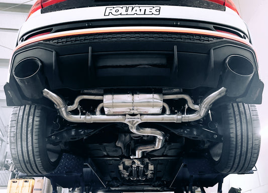 L-Performance - Audi RSQ3 Terrorline V2 Klappenabgasanlage 3,5 Zoll auf 2x3 Zoll