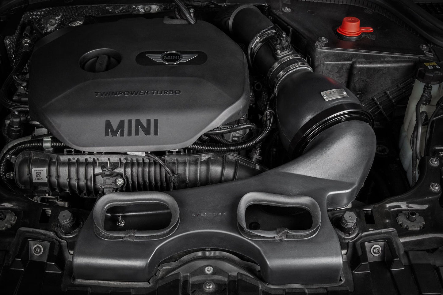 Eventuri Schwarz Carbon Ansaugung für Mini F56 Cooper S / JCW - mit CH-Strassenzulassung