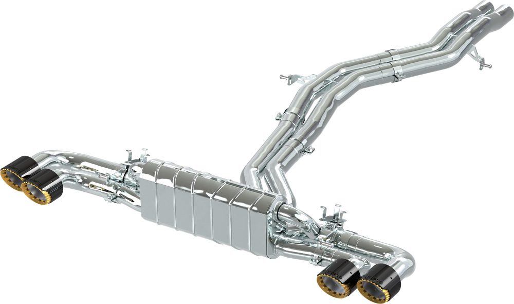 Capristo Sportauspuff Porsche Cayenne V8 Biturbo mit CH-Gutachten