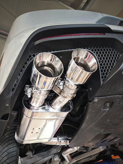 L-Performance - Ford Mustang Coupe 5.0 Gen. 6 FL Mach 1 Klappenauspuffanlage 2x3 Zoll