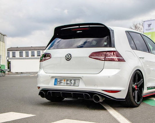 Maxtondesign Diffusor für Volkswagen Golf MK7|Golf 7 GTI Clubsport Carbon Look