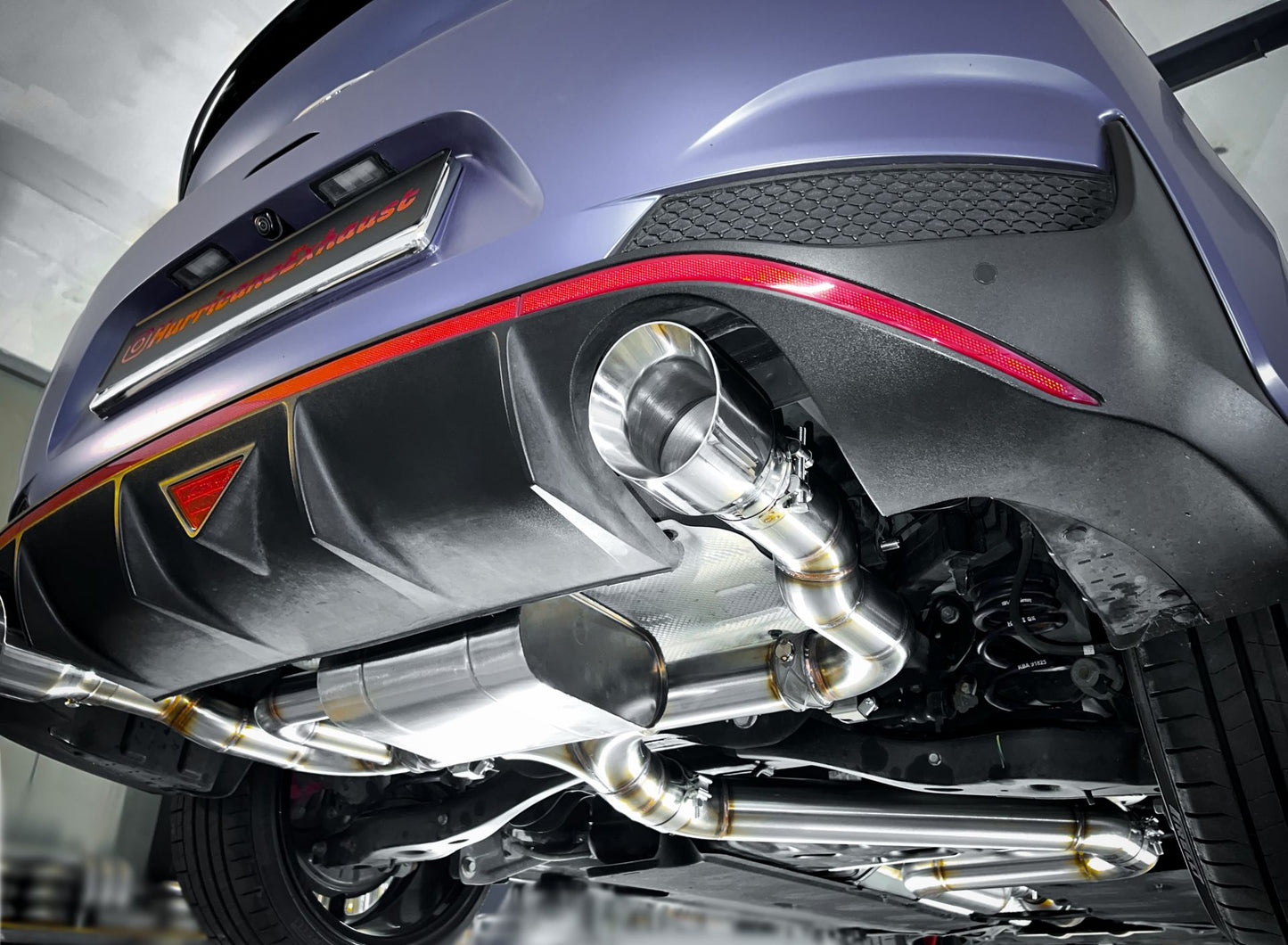Hurricane 3,5" Abgasanlage für Hyundai i30N FL Fastback 280PS