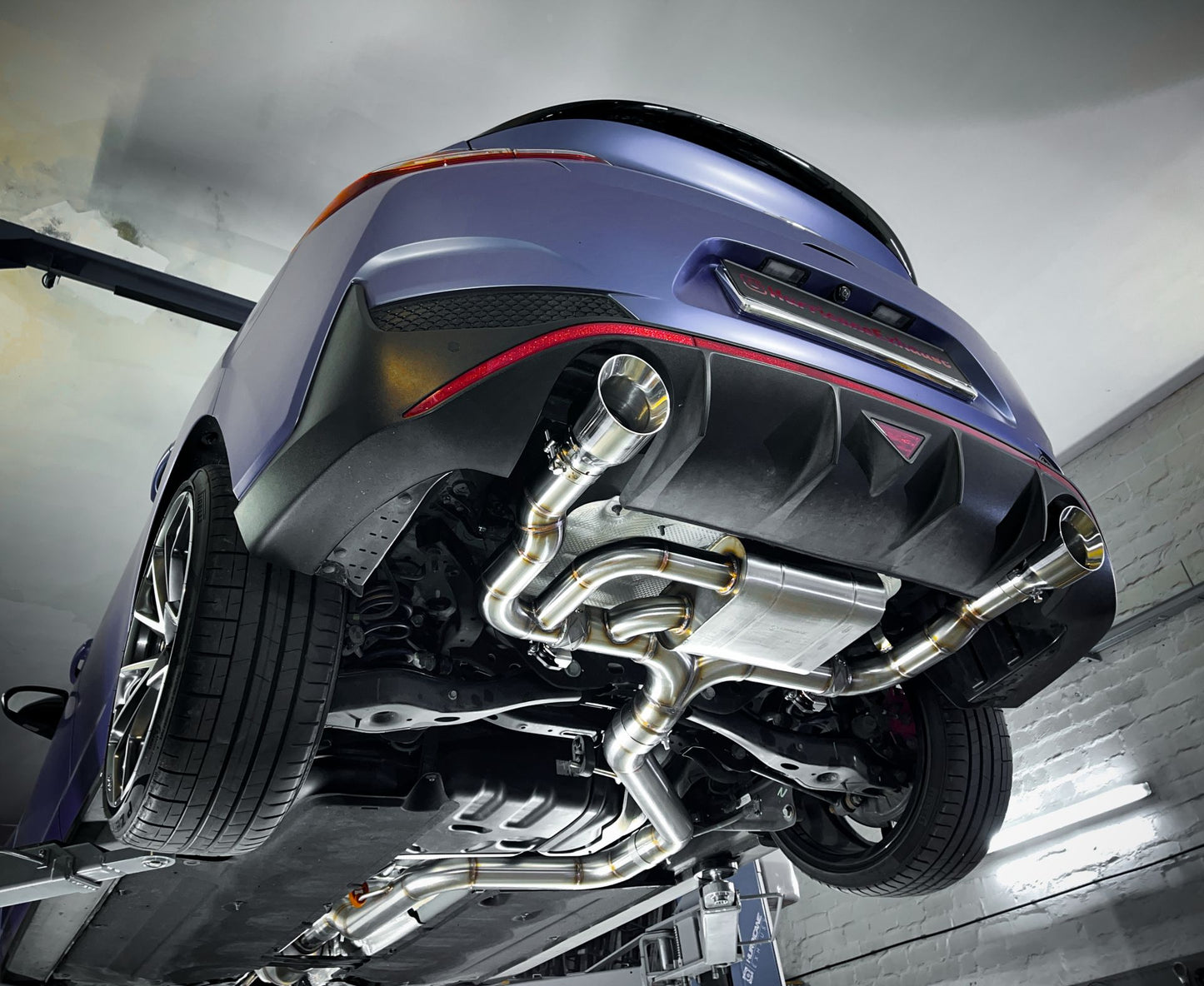 Hurricane 3,5" Abgasanlage für Hyundai i30N FL Fastback 280PS