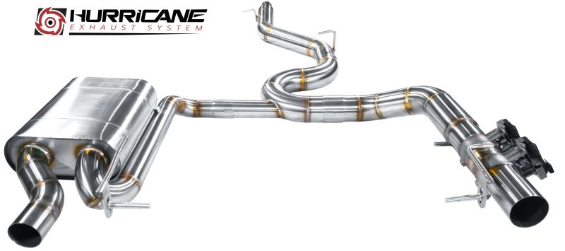 Hurricane 3,5" Abgasanlage für Cupra Leon ST 4 KL 310PS ab OPF / Inkl. CH-Zulassung