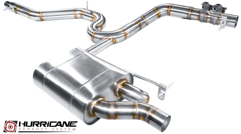 Hurricane 3,5" Abgasanlage für Cupra Leon ST 4 KL 310PS ab OPF / Inkl. CH-Zulassung