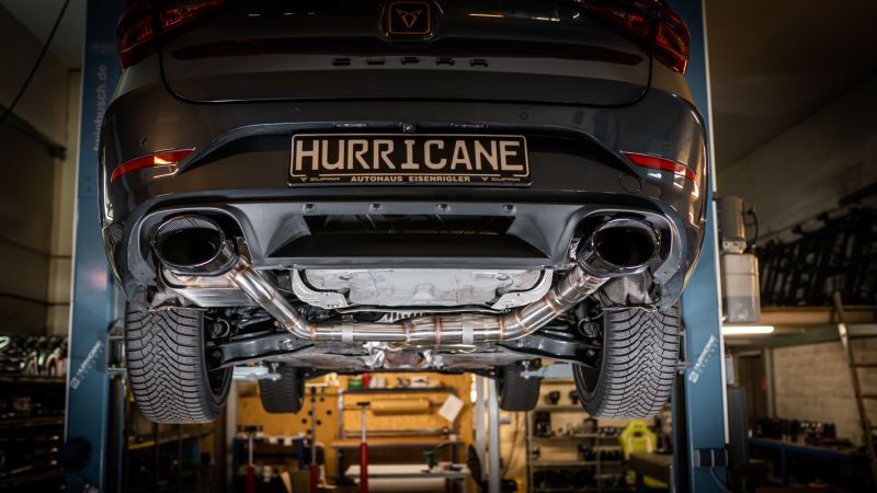 Hurricane 3,5" Abgasanlage für Cupra Leon ST 4 KL 310PS ab OPF / Inkl. CH-Zulassung