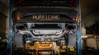 Hurricane 3,5" Abgasanlage für Cupra Leon ST 4 KL 310PS ab OPF / Inkl. CH-Zulassung