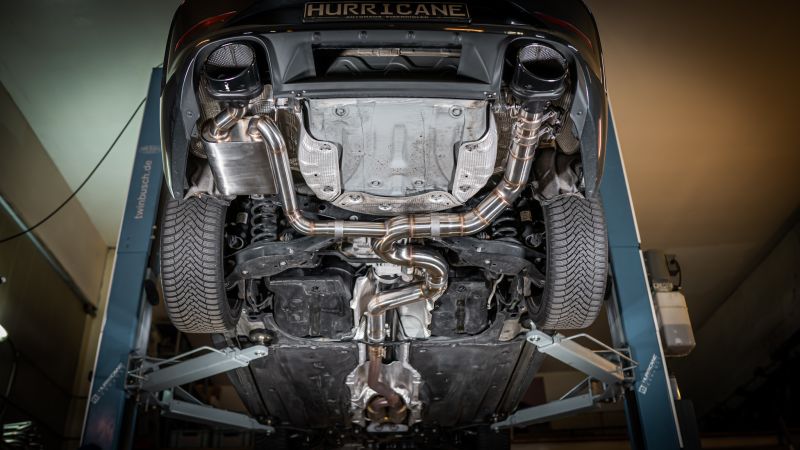 Hurricane 3,5" Abgasanlage für Cupra Leon ST 4 KL 310PS ab OPF / Inkl. CH-Zulassung