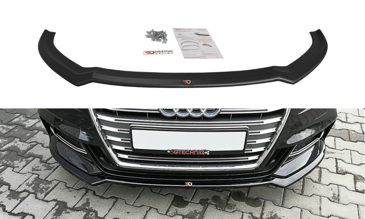 Maxton Design Frontlippe für Audi 8V S3 Facelift Carbon Look
