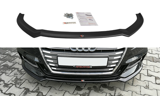Maxton Design Frontlippe für Audi 8V S3 Facelift Carbon Look