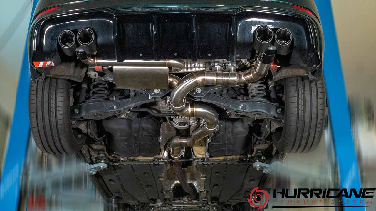 Hurricane 3,5" Abgasanlage für Audi S3 8V 300PS VFL Sportback