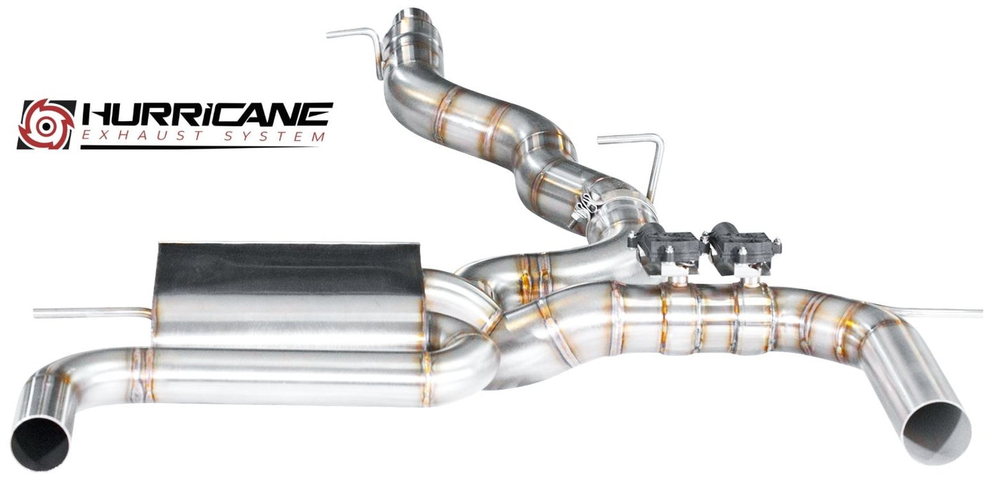 Hurricane 3,5" Abgasanlage für Audi S3 8V 300PS VFL Sportback