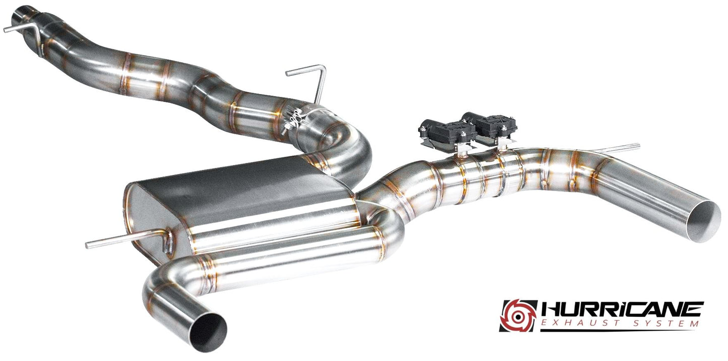 Hurricane 3,5" Abgasanlage für Audi S3 8V 300PS VFL Sportback