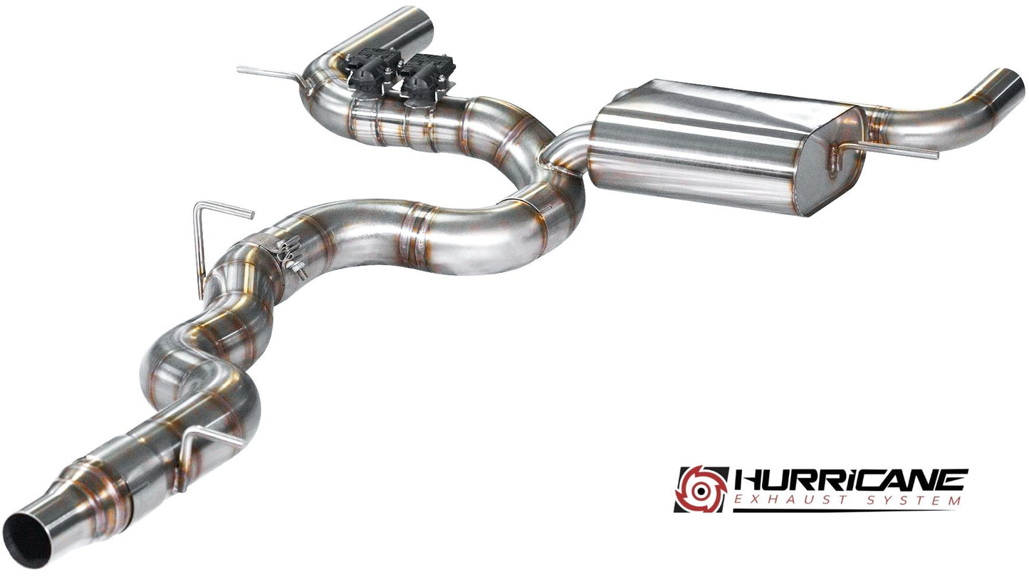 Hurricane 3,5" Abgasanlage für Audi S3 8V 300PS VFL Sportback
