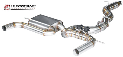 Hurricane 3,5" Abgasanlage für Audi S3 8V 300PS VFL Sportback