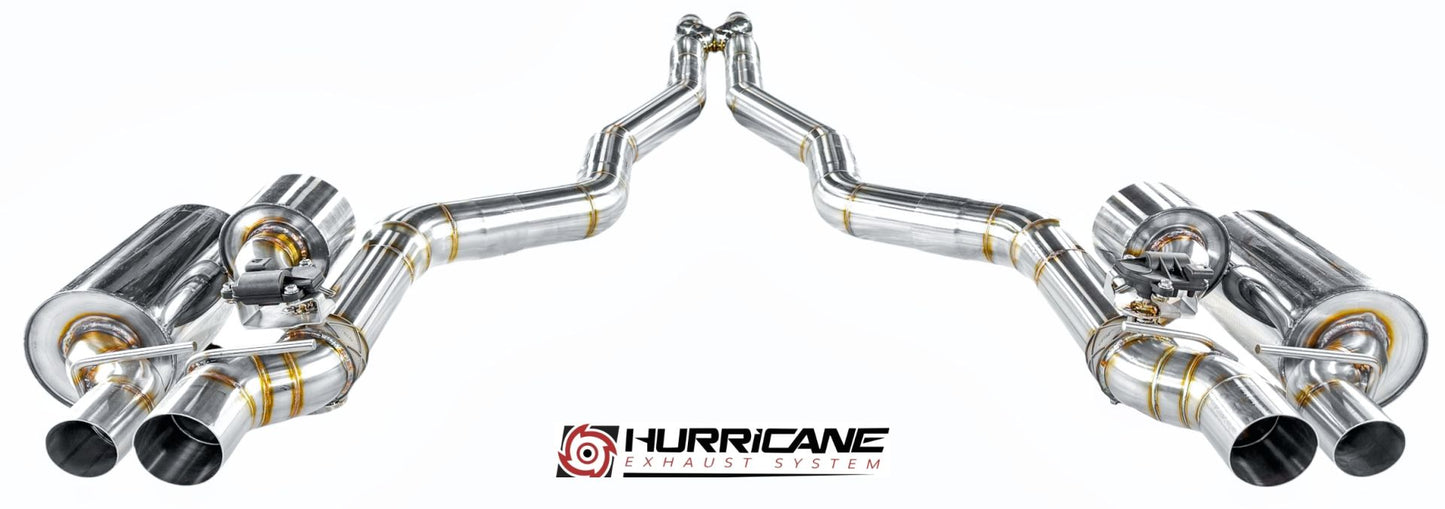 Hurricane 3,5" Abgasanlage für BMW E60 M5