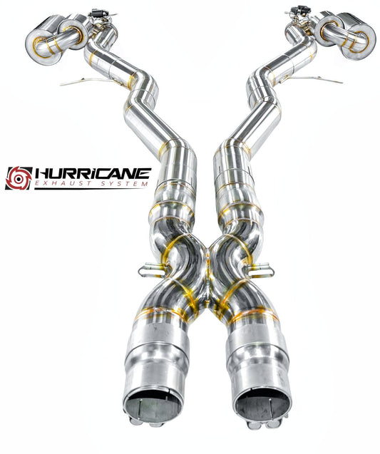 Hurricane 3,5" Abgasanlage für BMW E60 M5