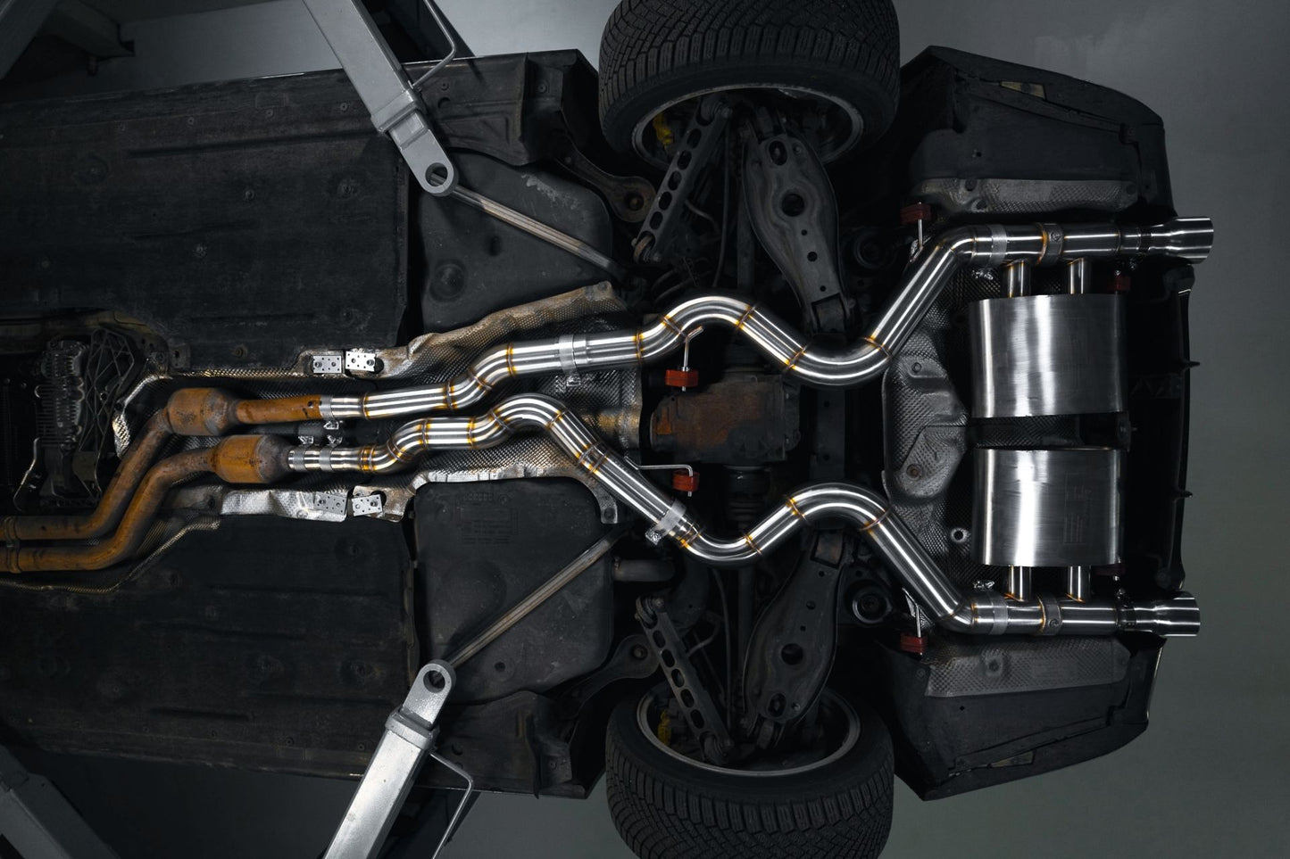 Hurricane 3,5" Abgasanlage für BMW E90 E91 335i N54 mit CH-Gutachten