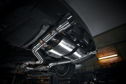 Hurricane 3,5" Abgasanlage für BMW E90 E91 335i N54 mit CH-Gutachten