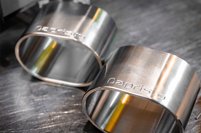 Capristo Sportauspuff Ferrari F40 mit CH-Gutachten