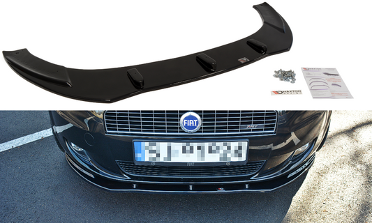 Maxton Design Frontlippe für Fiat Grande Punto Carbon Look