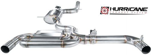 Hurricane 3,5" Abgasanlage für Golf 6 GTI Edition 35 235PS V3