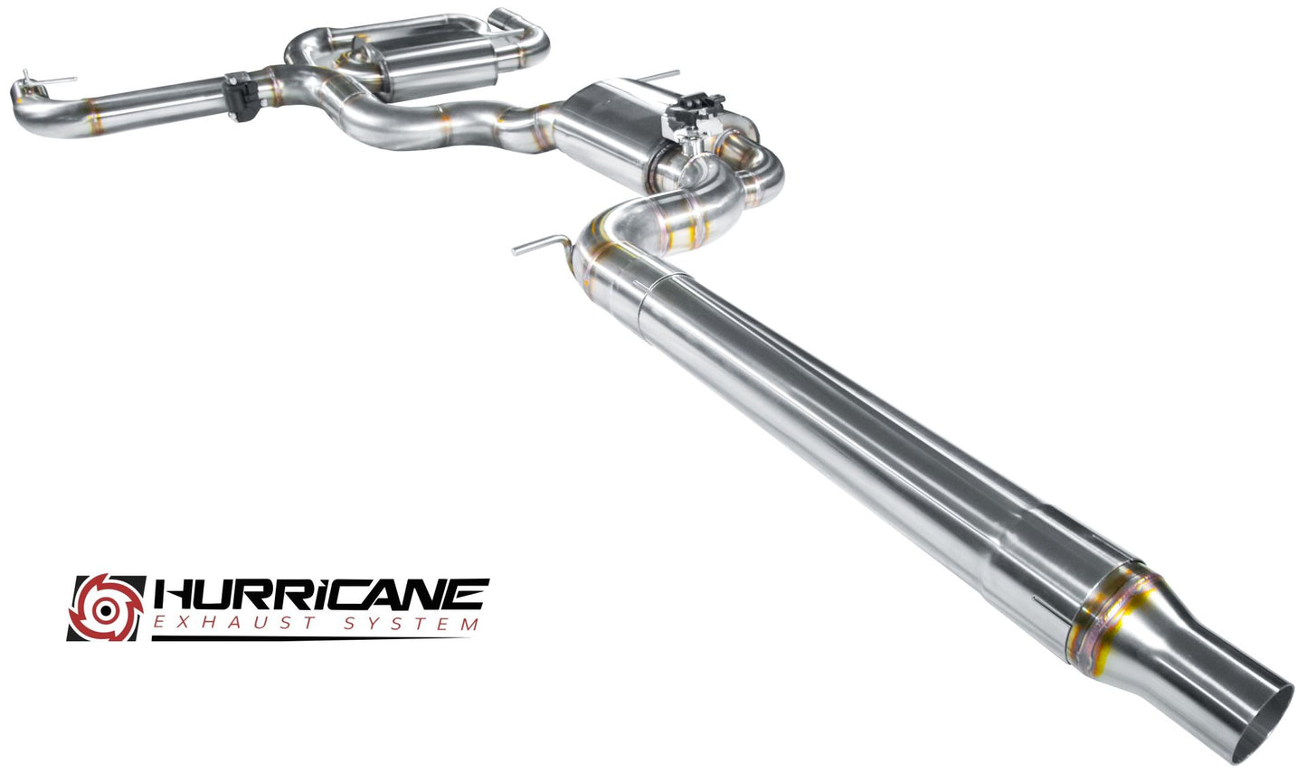 Hurricane 3,5" Abgasanlage für Golf 6 GTI Edition 35 235PS V3