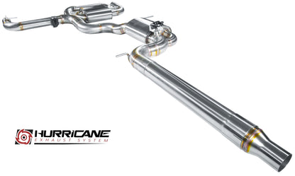 Hurricane 3,5" Abgasanlage für Golf 6 GTI Edition 35 235PS V3