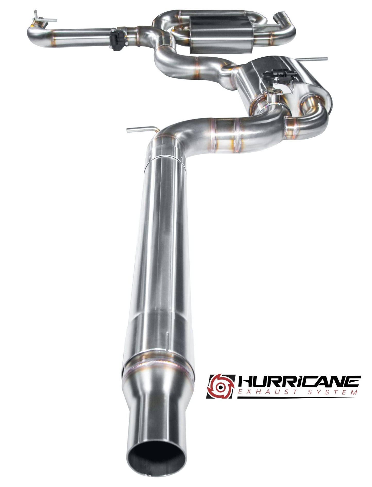 Hurricane 3,5" Abgasanlage für Golf 6 GTI Edition 35 235PS V3