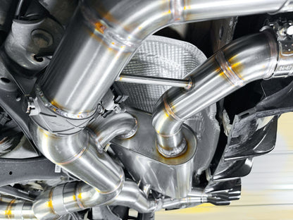 Hurricane 3,5" Abgasanlage für Golf 8 R VFL 333PS Performance