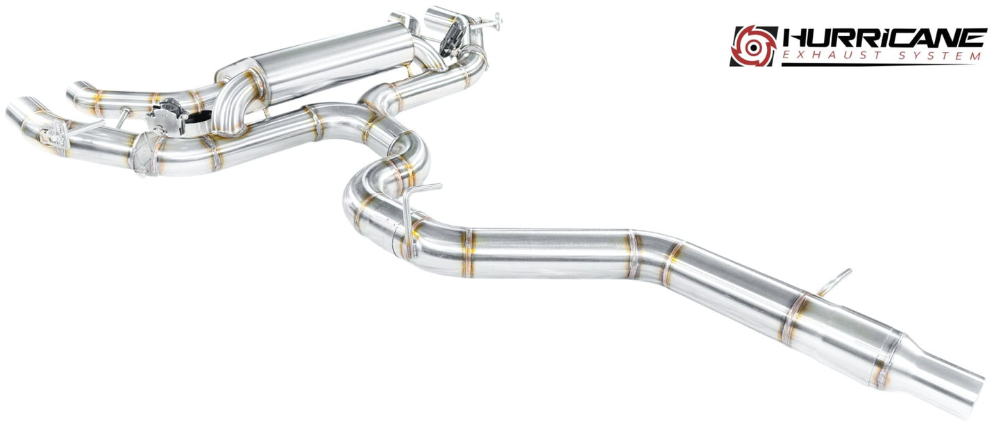 Hurricane 3,5" Abgasanlage für Golf 8,5 R FL 333PS - mit CH-Gutachten