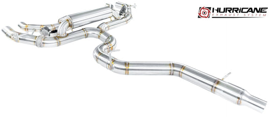 Hurricane 3,5" Abgasanlage für Golf 8,5 R FL 333PS - mit CH-Gutachten